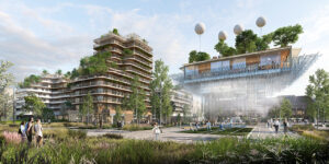 High garden - écoquartier Arsenal - Rueil Malmaison - Ile de France (92)